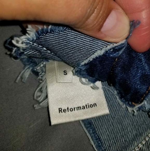 Reformation Crop Jean Jacket - Picture 9 of 9
